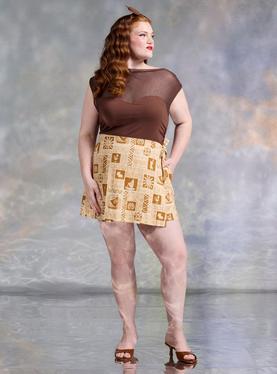 Her Universe Disney Moana Tiki Skort Plus Size Her Universe Exclusive, , hi-res